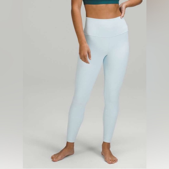 NWOT Lululemon Align High-Rise Pant 28" Powder Blue - Picture 3 of 6
